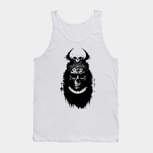 Skull Tattoo Black Tank Top